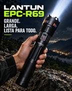 Linterna Recargable Lantun EPC-R69 con Estuche — imagen 1