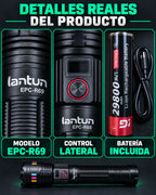 Linterna Recargable Lantun EPC-R69 con Estuche — imagen 6