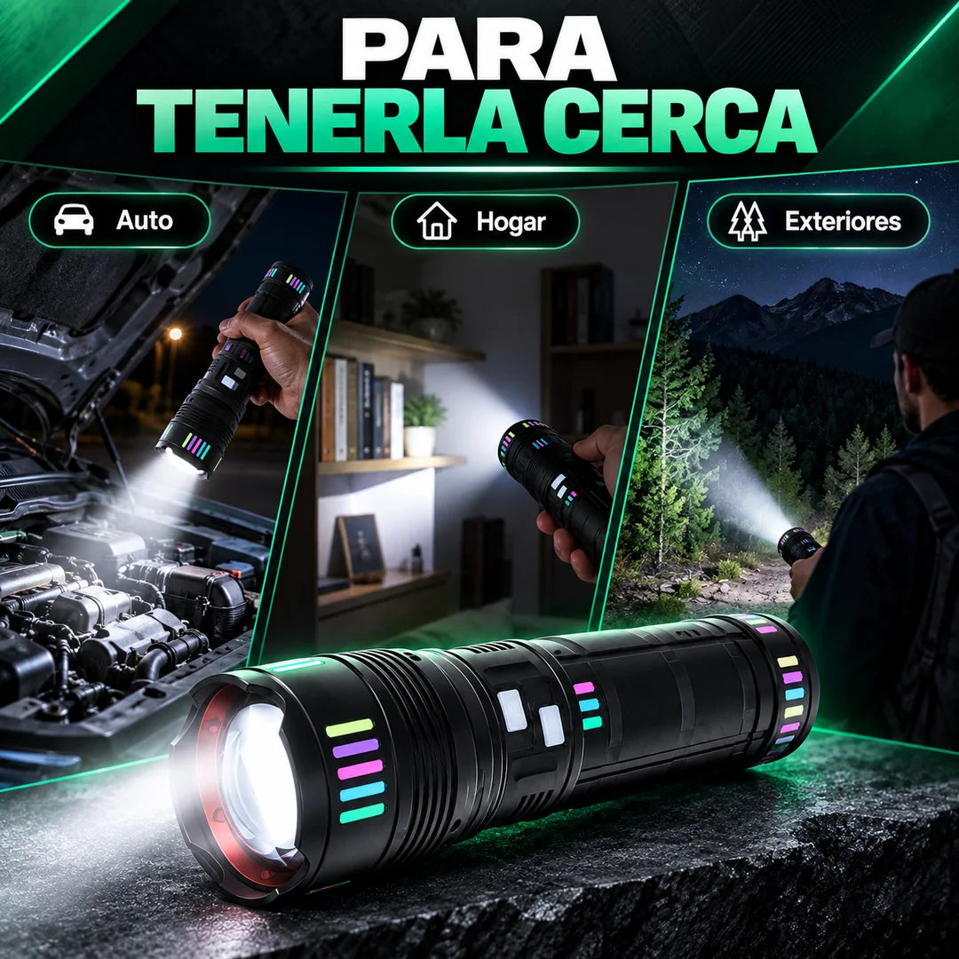 Linterna Telescópica Recargable USB-C con Power Bank — imagen 9