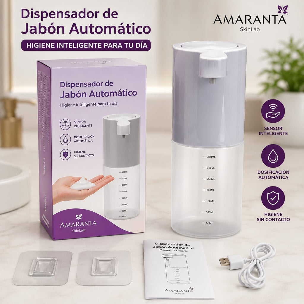 Dispensador de jabón automático con sensor inteligente