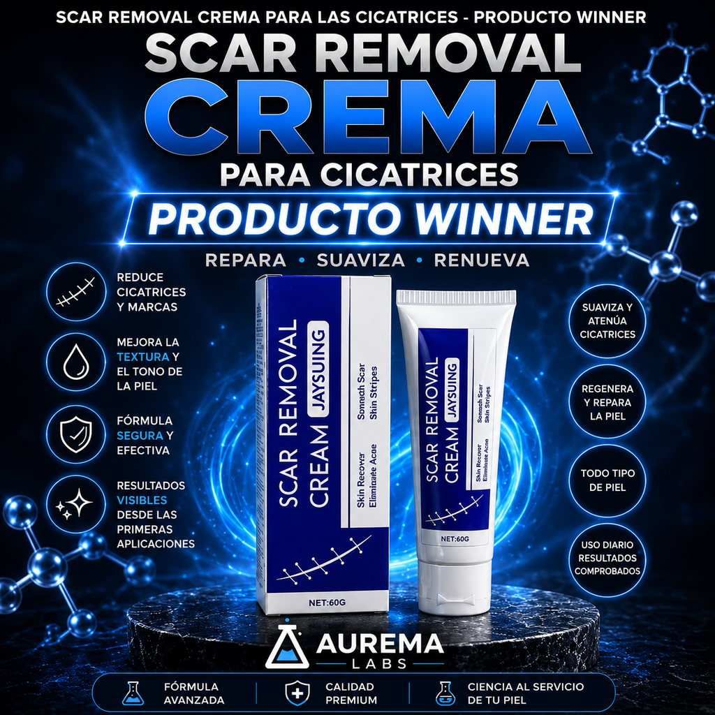SCAR REMOVAL CREMA PARA LAS CICATRICES -PRODUCTO WINNER