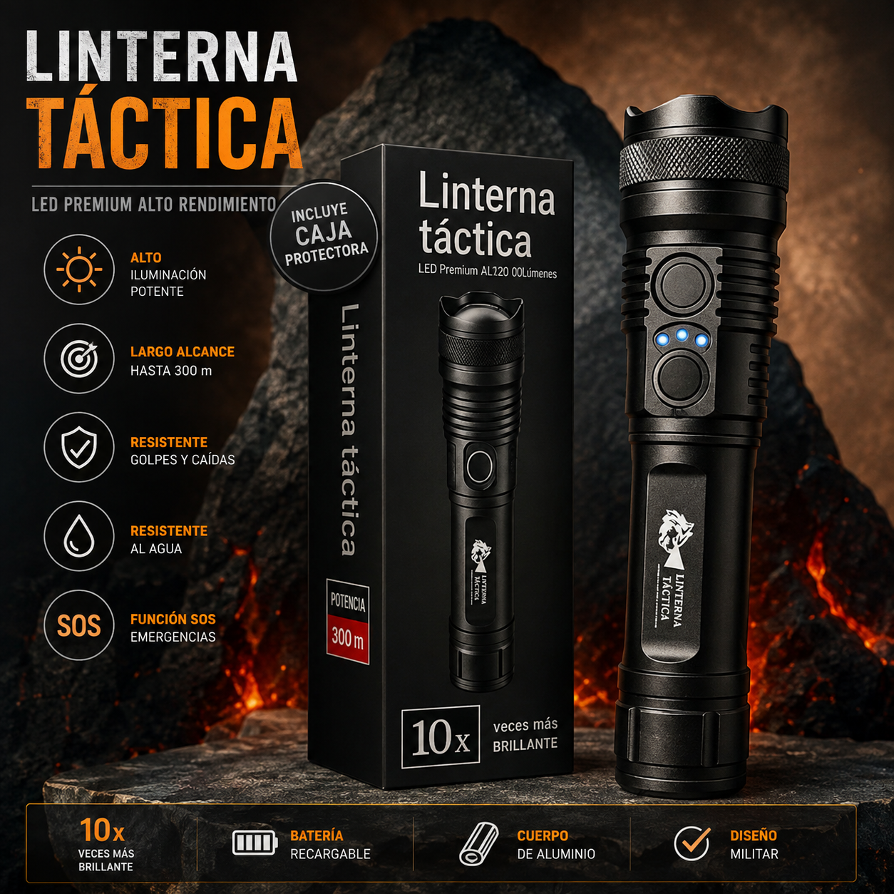 Linterna LED
