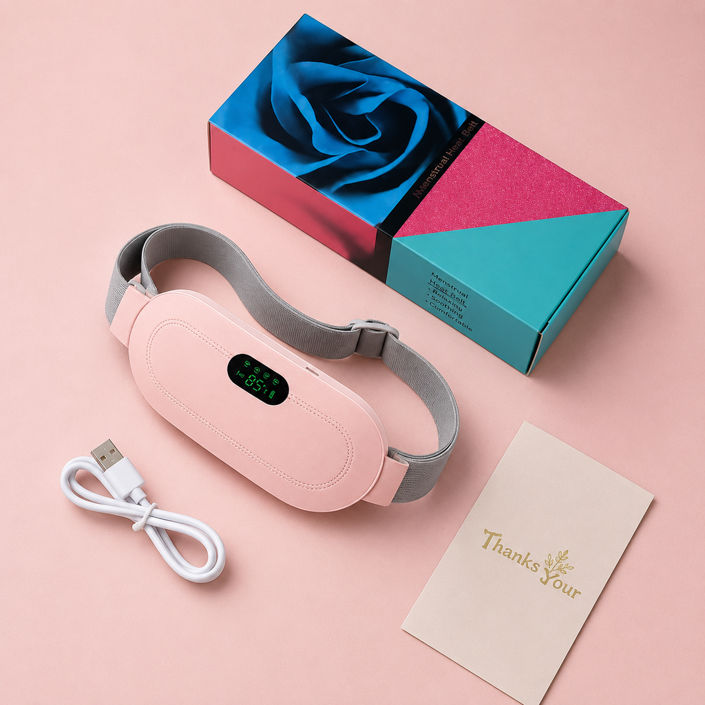 CINTURÓN TÉRMICO PARA CÓLICOS MENSTRUALES 💗
