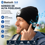 🧢GORRO REPRODUCTOR DE MUSICA CON LINTERNA
