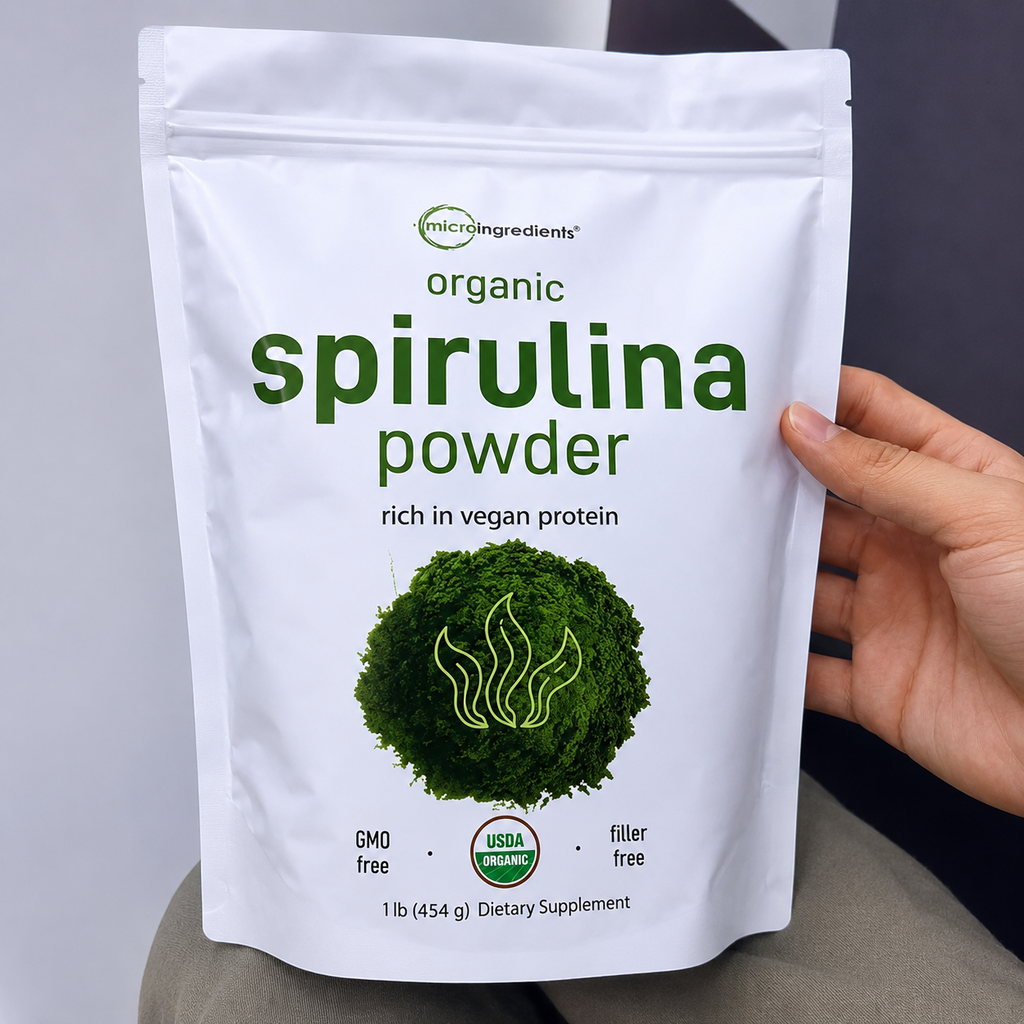 SPIRULINA POWDER ORGANIC – NUTRICIÓN VERDE PREMIUM