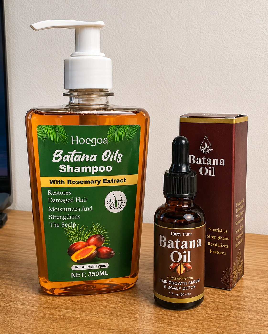 🌿 BATANA POWER DUO – SHAMPOO + ACEITE DE BATANA 🌿