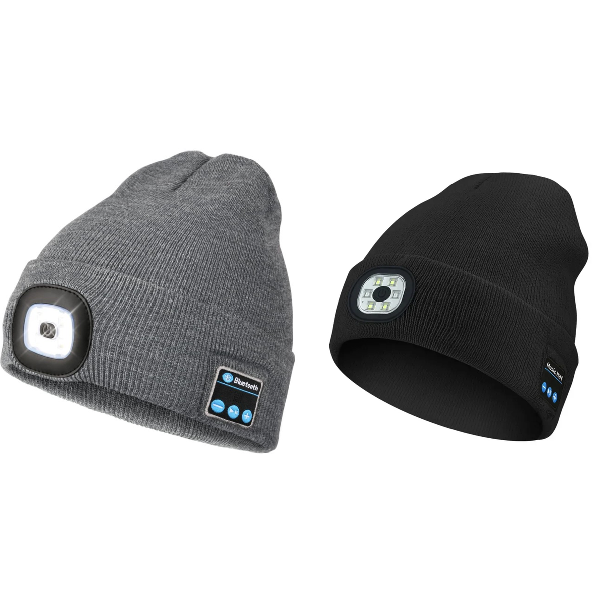 🧢GORRO REPRODUCTOR DE MUSICA CON LINTERNA